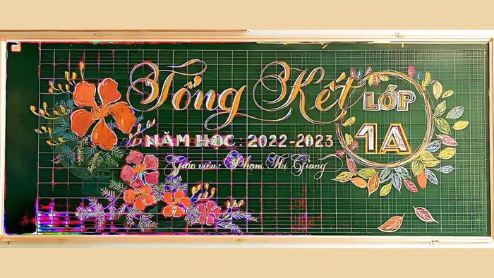 Trang trí bảng lớp học cho buổi họp phụ huynh