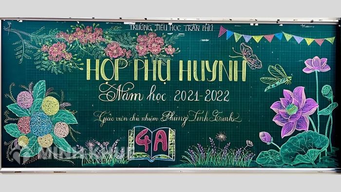 Ý tưởng trang trí bảng cho cuộc họp phụ huynh