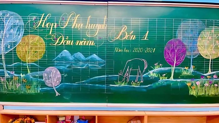 Ý tưởng trang trí bảng họp phụ huynh