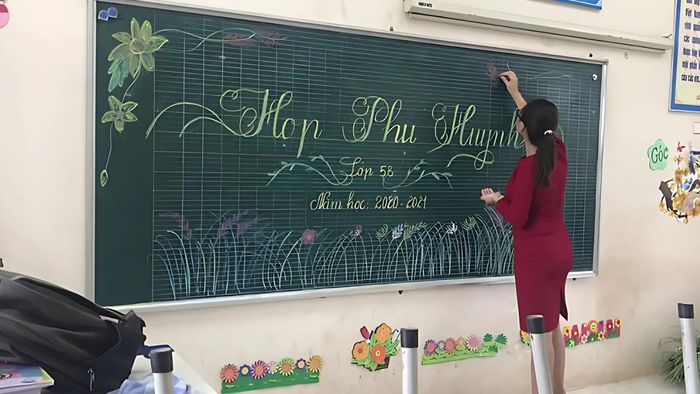 Trang trí bảng họp phụ huynh cho dịp cuối năm học