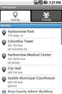 Using Foursquare involves checking in at various locations, signaling your presence to others.