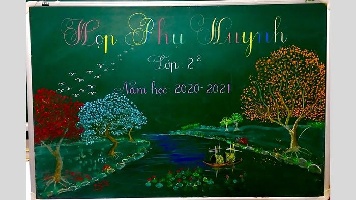 Trang trí bảng họp phụ huynh cho ngày đầu năm học