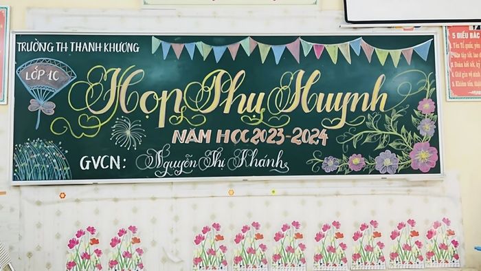 Các ý tưởng trang trí bảng họp phụ huynh