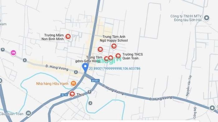 Khu vực Ngã Tư Quán Toan có hệ thống giáo dục phong phú và đa dạng