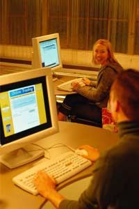 cyber café