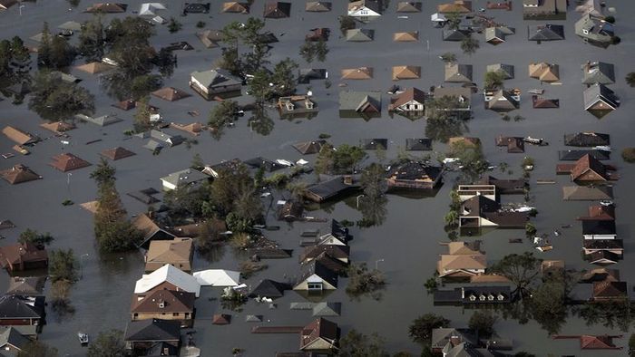 The devastation caused by Hurricane Katrina
