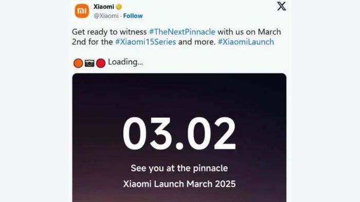 Xiaomi 15 Ultra sẽ là mẫu flagship tiếp theo của hãng