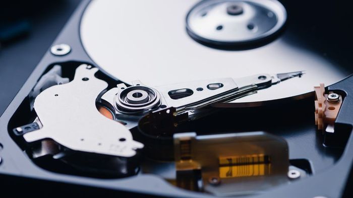 Hard Drive with Visible Wires and Cosmetics