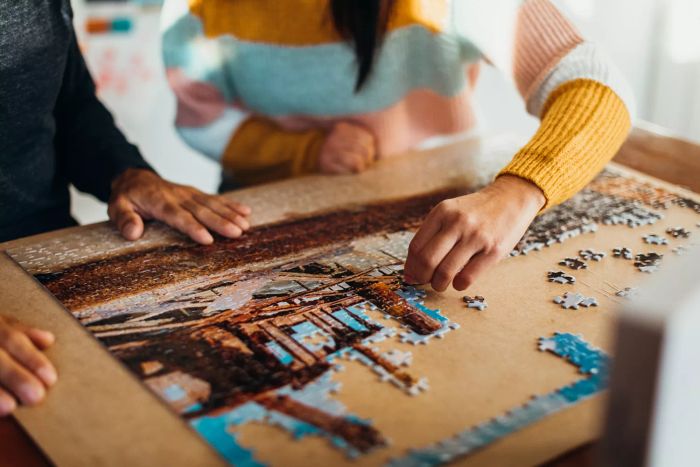 Doing a Jigsaw Puzzle