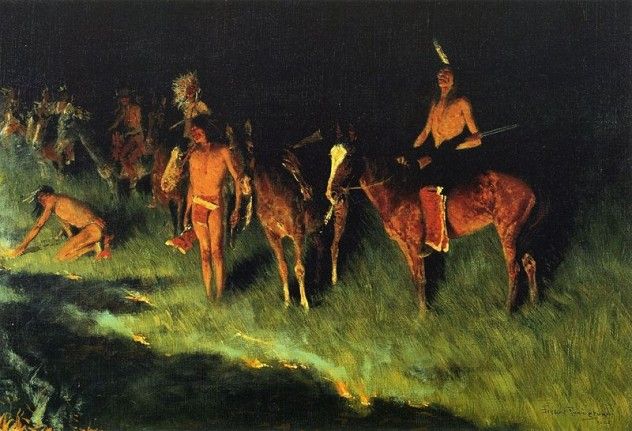 800px-Frederic_Remington_The_Grass_Fire