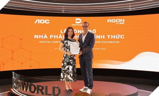 Digiworld hợp tác cùng AOC, chính thức trở thành đối tác phân phối màn hình lớn nhất thế giới tại Việt Nam.
