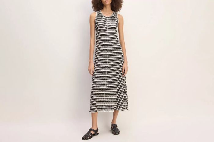 The Rib-Knit A-Line Tank Dress