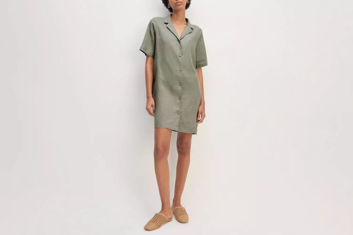 The Linen Shirt Dress