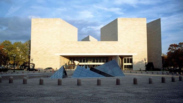 The East Building of the National Gallery of Art in Washington D.C. is another notable creation by I.M. Pei.