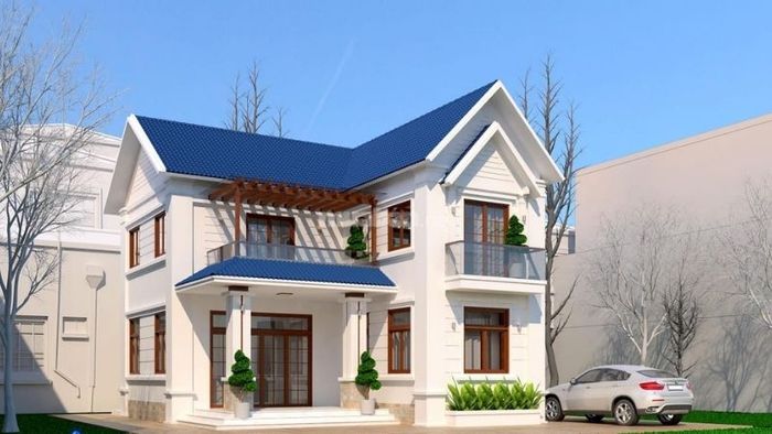 Mẫu nhà 1 trệt 1 lầu 5x15 hình chữ L với thiết kế tinh tế