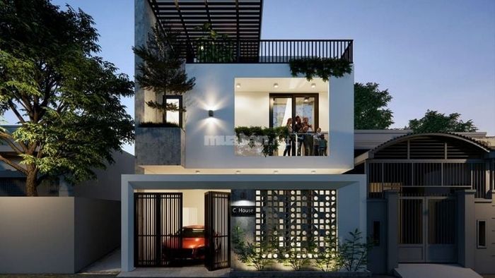 Thiết kế thông minh với gara tiện lợi ngay cạnh nhà