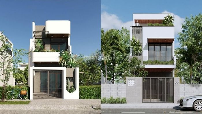 Kiến trúc mái bằng tạo nên vẻ đẹp mạnh mẽ và chắc chắn cho ngôi nhà