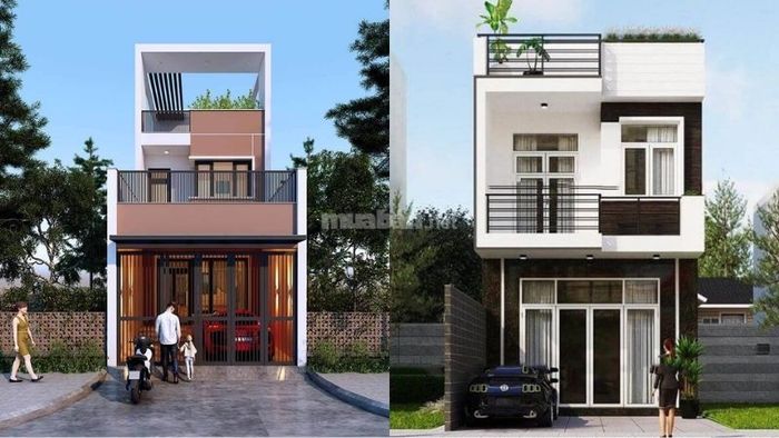 Nhà 1 trệt 1 lầu 5x15 chữ I với thiết kế gọn gàng, tiết kiệm diện tích