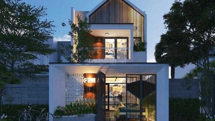 Nhà 1 trệt 1 lầu 5x15 thiết kế gara rộng rãi, dễ dàng đậu xe và sử dụng