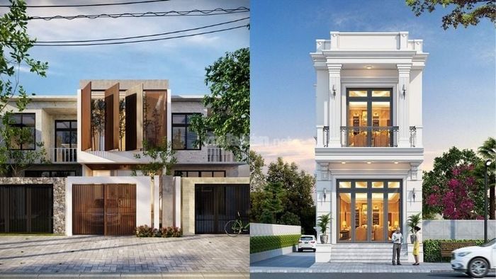 Mẫu nhà 1 trệt 1 lầu 5×15 theo phong cách hiện đại