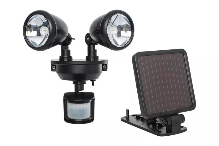 Amazon Maxsa Motion-Activated Dual Head Solar Security Light