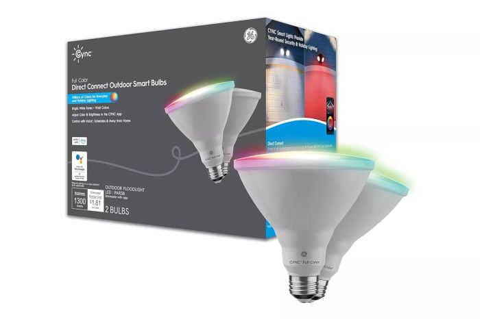 Amazon GE CYNC Smart Outdoor Flood Light Bulb