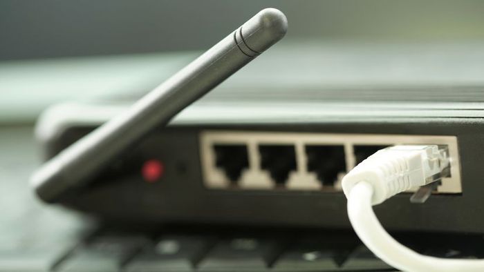 VDSL Port Located at the Rear of the Modem