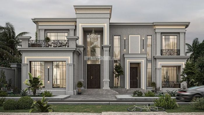 Nhà vườn tân cổ điển sang trọng, mang vẻ đẹp thanh lịch
