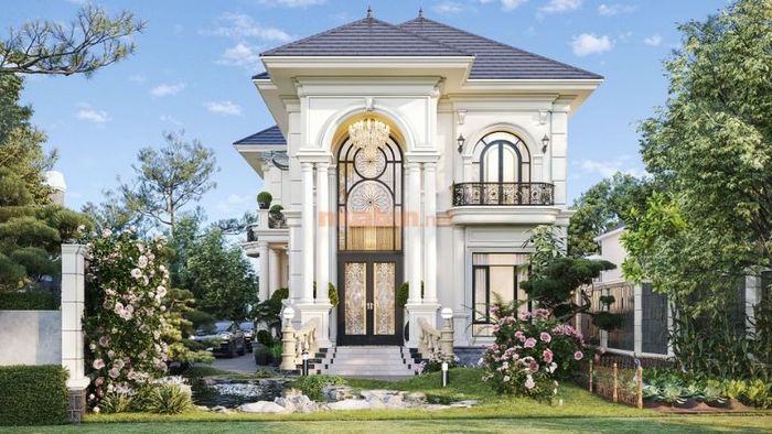 Nhà vườn tân cổ điển thanh lịch