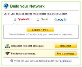 LinkedIn connections page