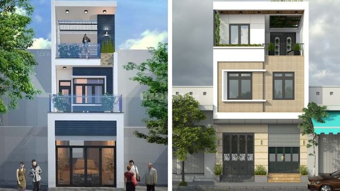 Mẫu nhà phố hiện đại 3 tầng 100m2