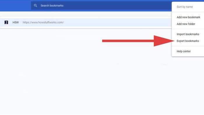 Export Chrome Bookmarks