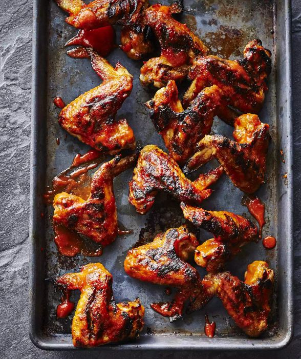 Super Bowl Snack Ideas: Cherry Bourbon Chicken Wings