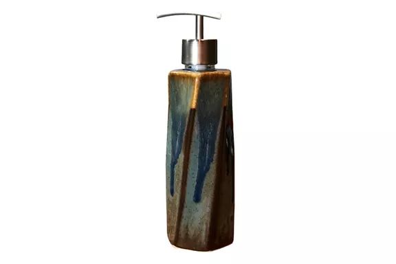 AviorPottery Handmade Stoneware Soap Dispenser