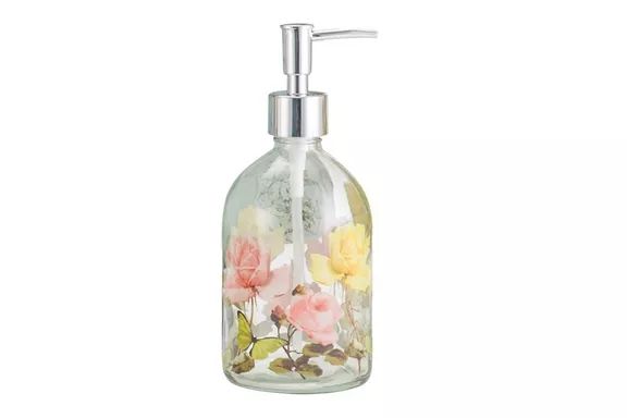 Topadorn Glass Soap Dispenser Bottle