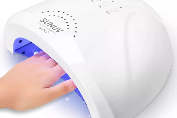 Amazon UV LED Nail Lamp, SUNUV Gel Nail Light for Nail Polish 48W UV 
