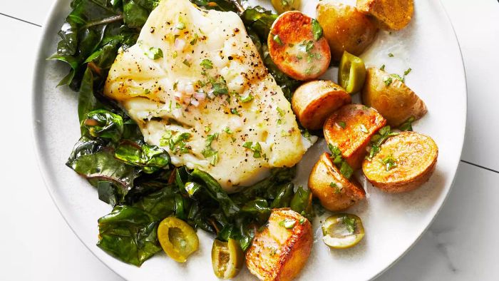 Sheet Pan Cod and Potatoes Recipe