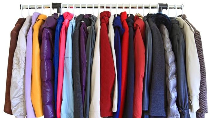 Coats and jackets coexisting in perfect harmony.
