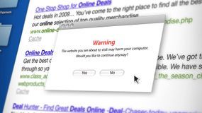 website alert