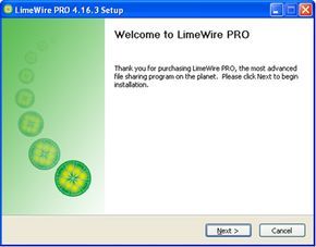 LimeWire: A peer-to-peer file-sharing platform