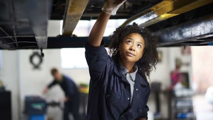 If someone isn't working at a desk all day, they’re likely a blue-collar worker.