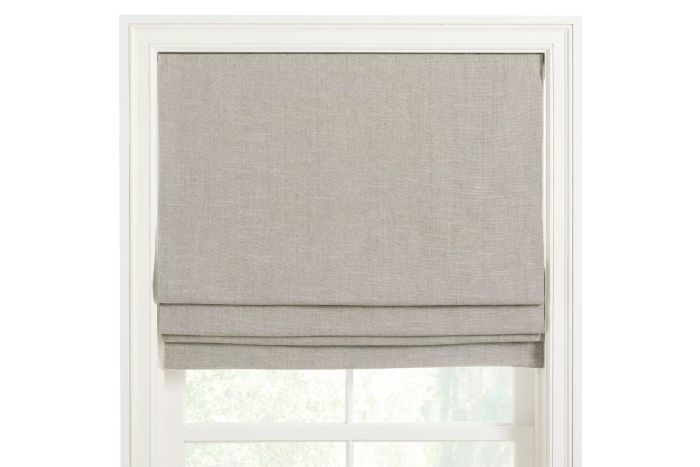 Pottery Barn Custom Belgian Flax Linen Light Filtering Shade