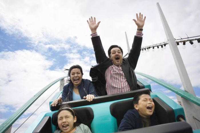 Family Thrills at the Amusement Park