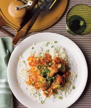 Slow-Cooker Curried Chicken with Ginger and Yogurt
