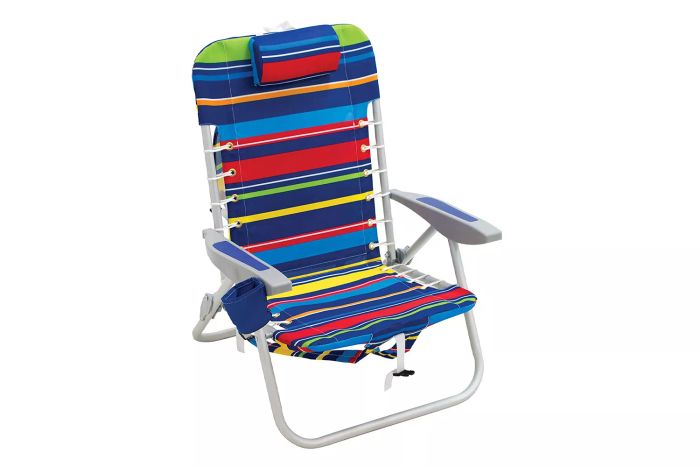 Rio 4-Position Lace-Up Backpack Folding Beach Chair