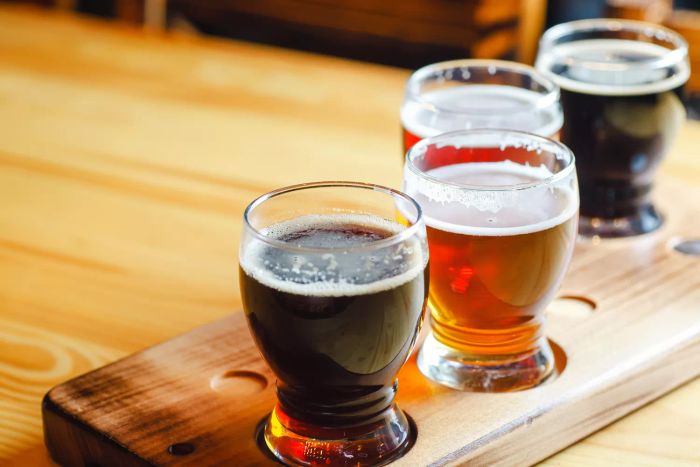 A curated craft beer flight to savor and enjoy