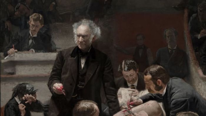 Thomas Eakins's Portrait of Dr. Samuel D. Gross, popularly known as The Gross Clinic, 1875.