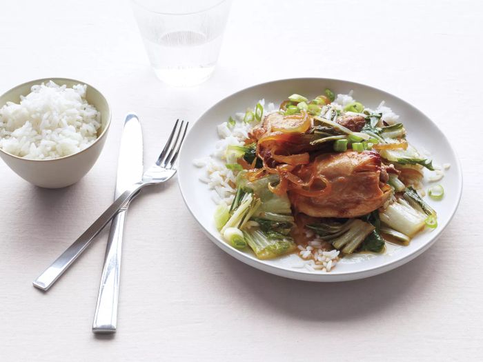 Slow-Cooker Soy-Braised Chicken