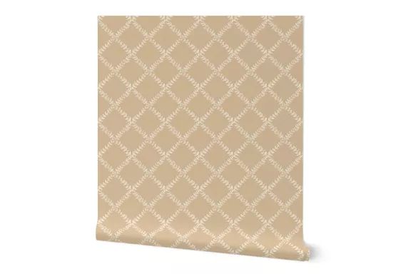 Spoonflower headboard wallpaper design