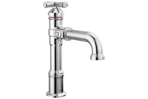 Single Handle Bathroom Faucet featuring Lumicoat finish